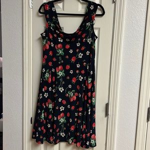 Off shoulder strawberry dress. NY&C size XL